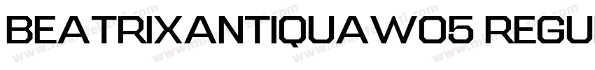 BeatrixAntiquaW05 Regular Regular字体转换